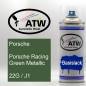 Preview: Porsche, Porsche Racing Green Metallic, 22G / J1: 400ml Sprühdose, von ATW Autoteile West.